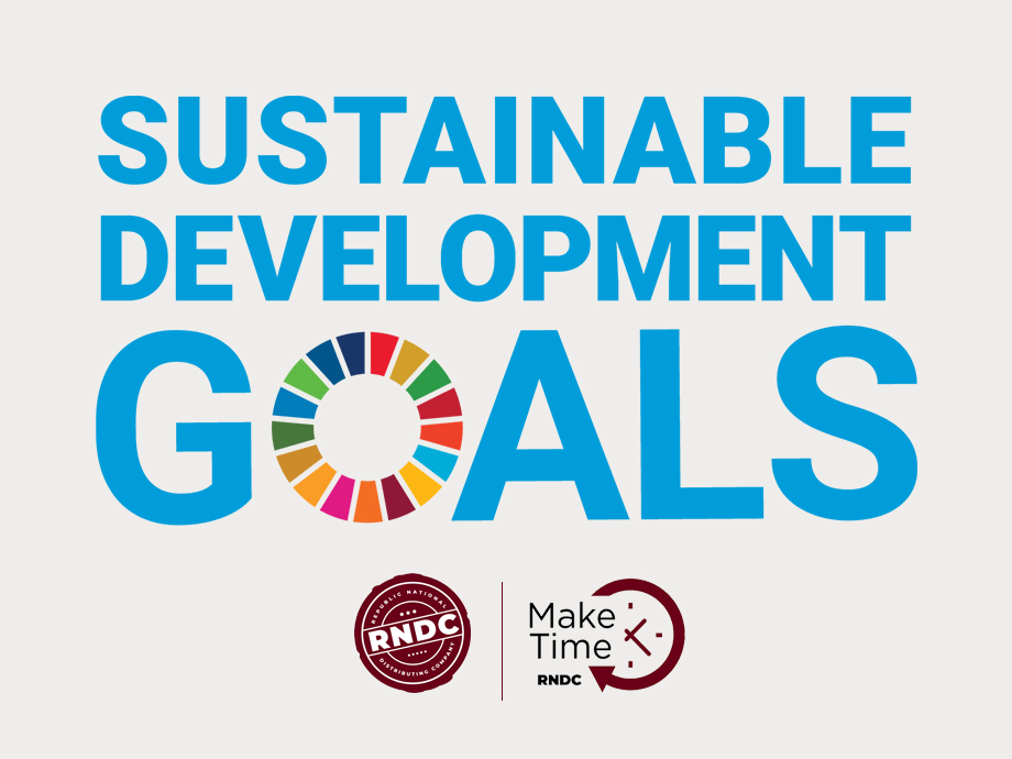 RNDC has proudly adopted 11 of the United Nations 17 Sustainable Development Goals or SDGs.