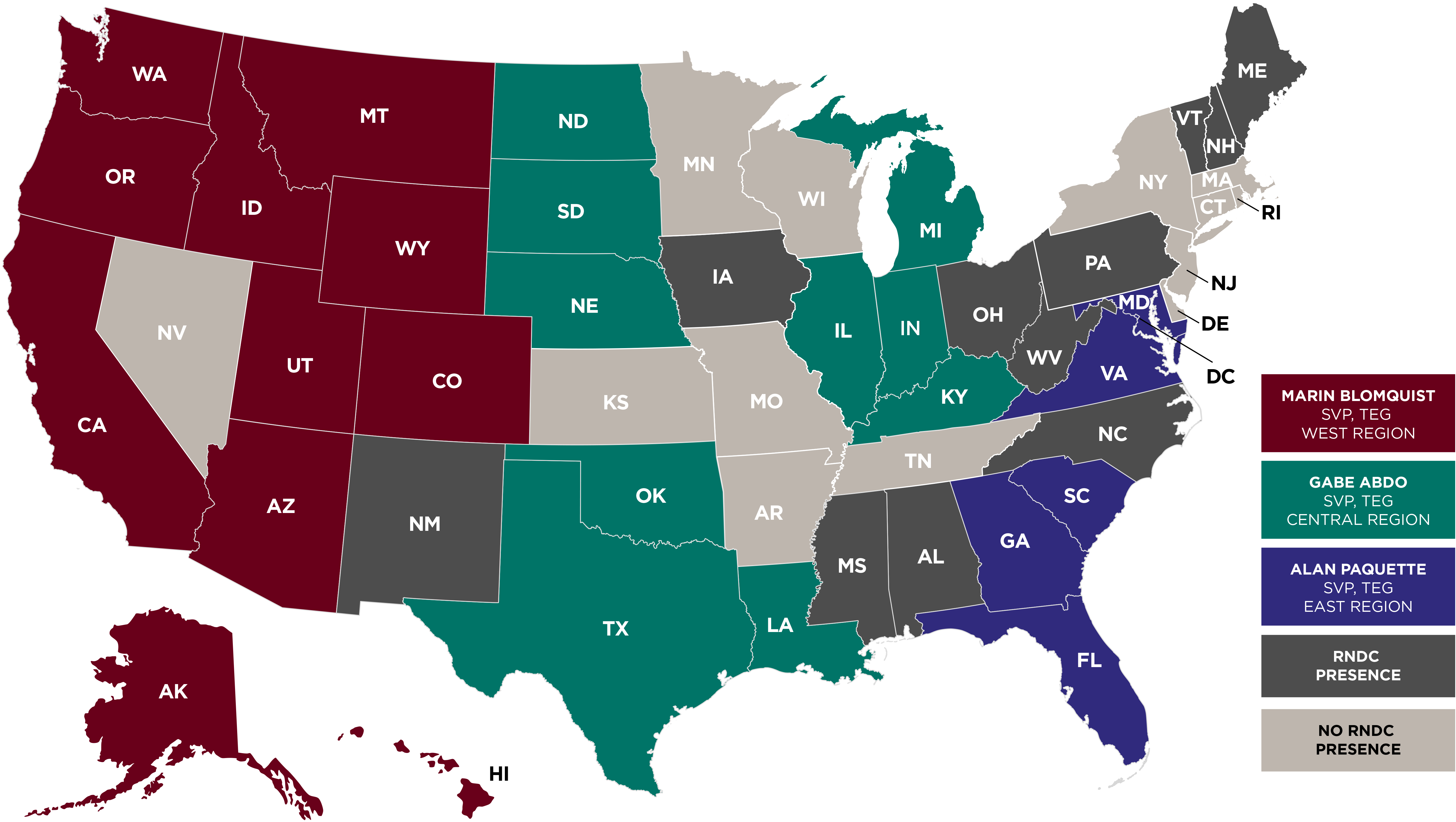Updated TEG Map
