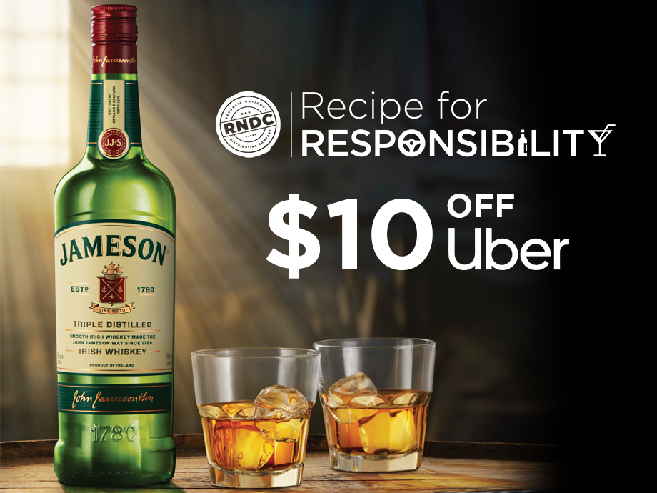 RNDC Partners for Second Consecutive Year with Pernod Ricard for “Jameson Safe Ride Home Program”