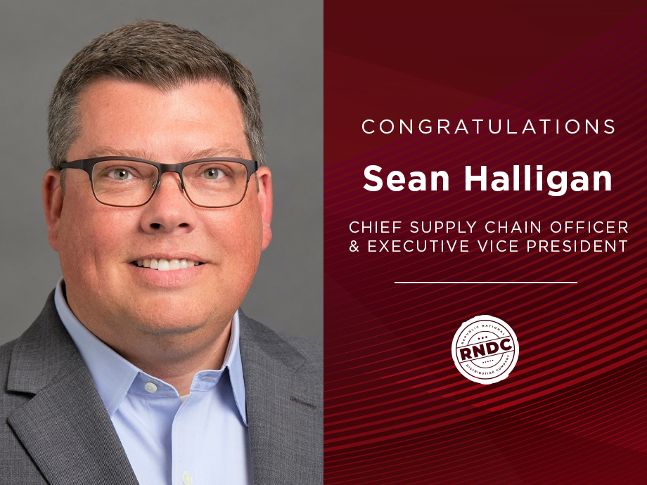 RNDC Appoints Sean Halligan to Chief Supply Chain Officer, Executive Vice President