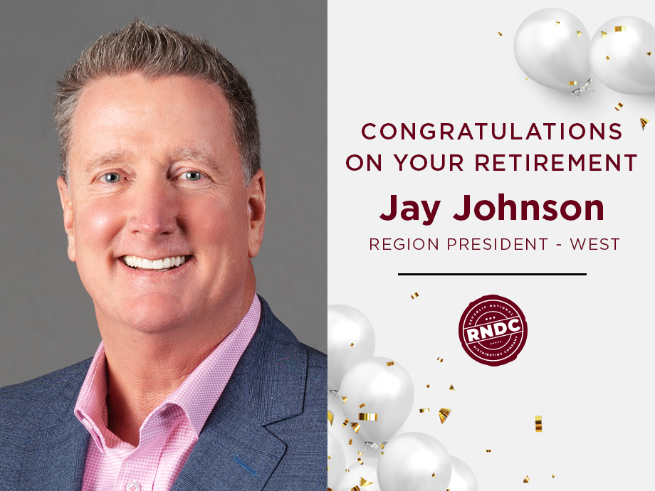 RNDC Announces Retirement of West Region President Jay Johnson After 32 Years of Exceptional Service